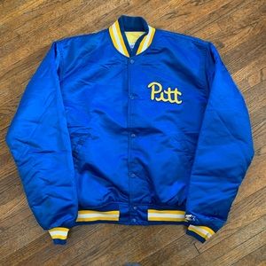 Vintage 90s Pitt Panthers Satin Starter Jacket
